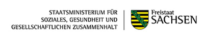 Logo Sächsisches Staatsministerium für Soziales, Gesundheit und Gesellschaftlichen Zusammenhalt